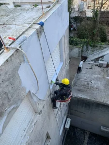 Trabajos en altura en edificios