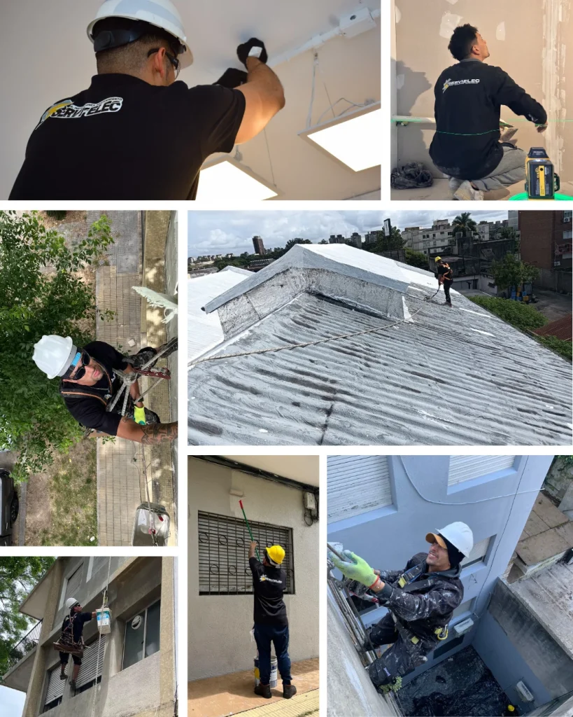 Servielec empresa de multiservicios obras, reparaciones, instalaciones, trabajos en techos, trabajos en altura