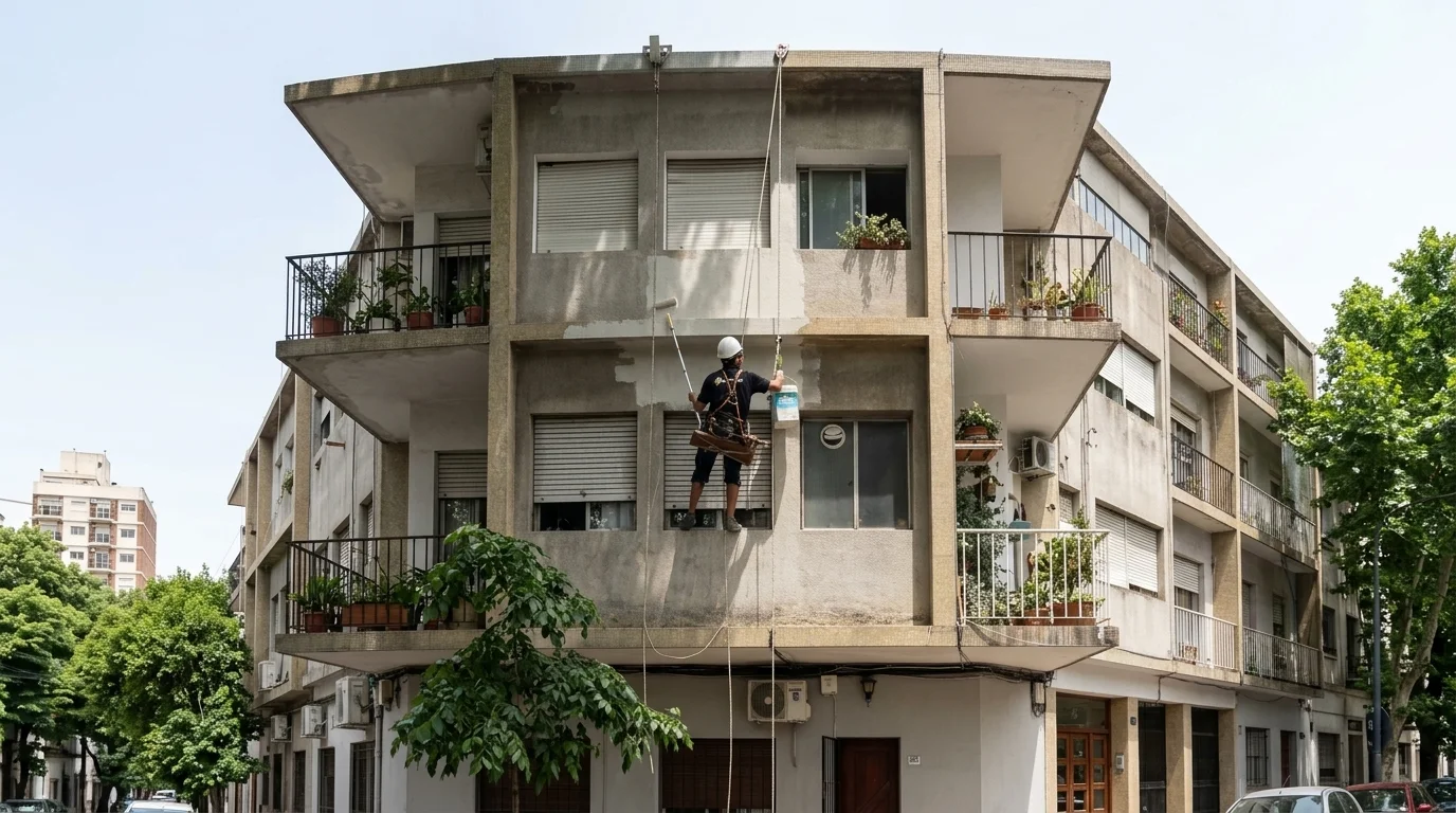 Pintura de fachadas, mantenimientos de fachada en edificios, obras y remodelaciones